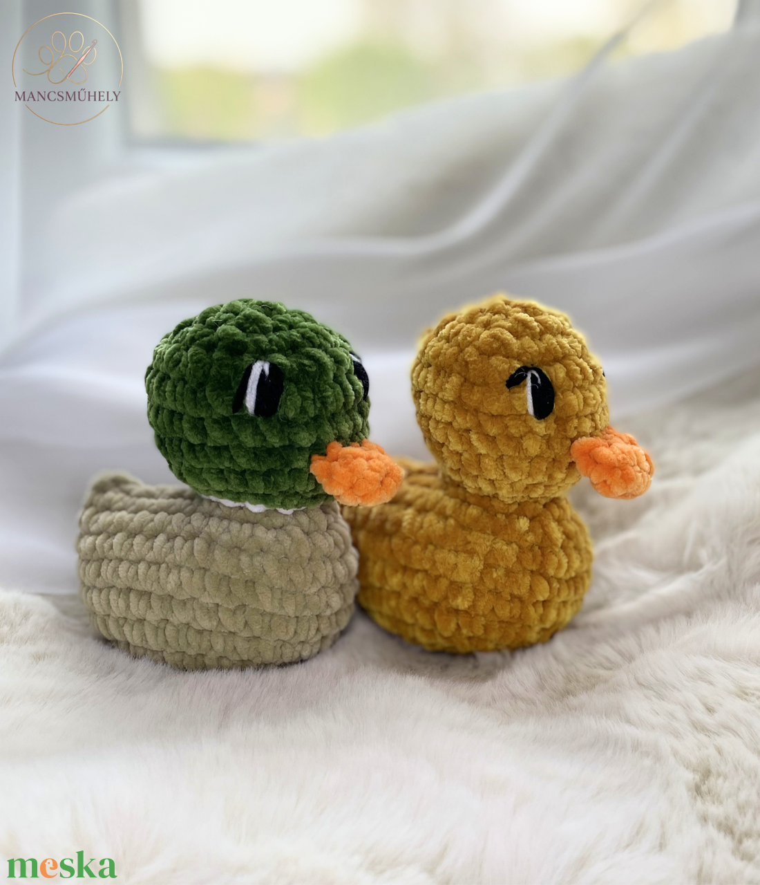 Horgolt Kacsapáros  - játék & sport - plüssállat & játékfigura - más figura - Meska.hu