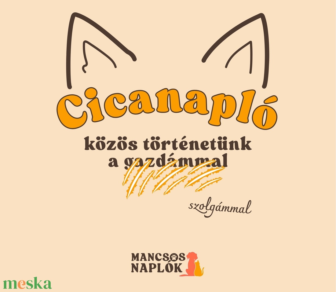 Cicanapló - könyv & zene - könyv - Meska.hu