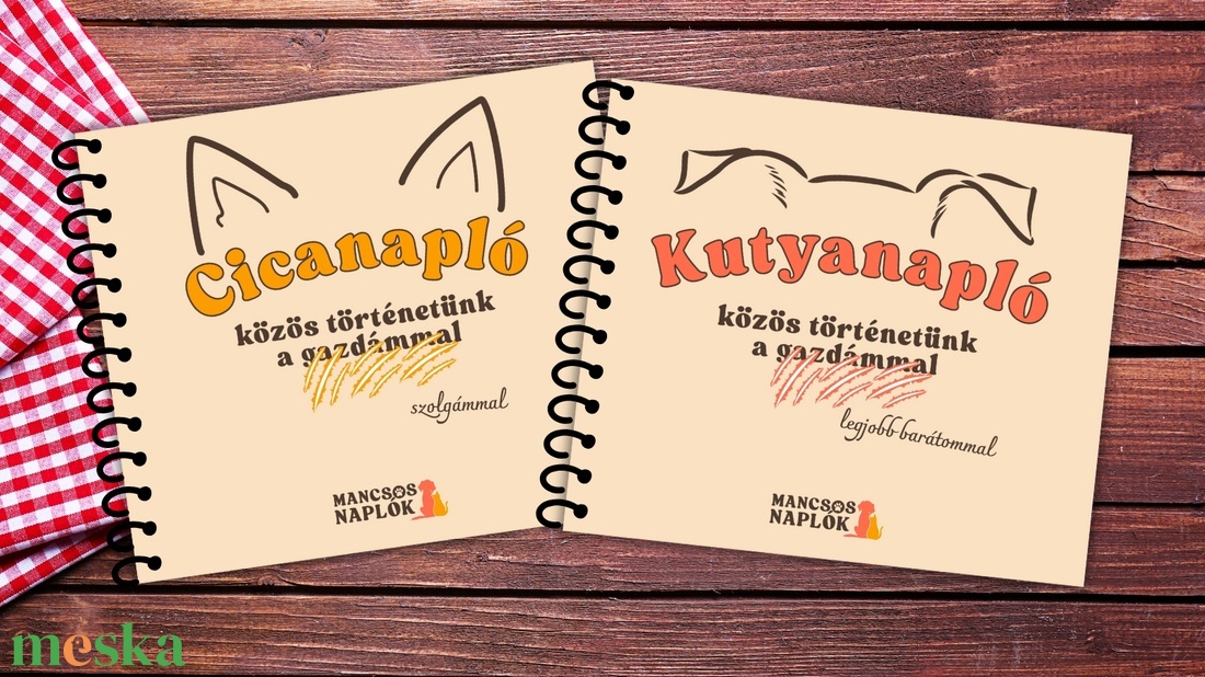 Cicanapló és Kutyanapló - együtt a kettő - könyv & zene - könyv - Meska.hu