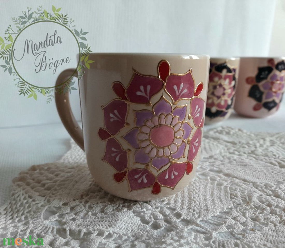 PinkPiros mandala bögre,Pink bögre - otthon & életmód - konyhafelszerelés, tálalás - tálalás - teás- és kávés pohár, készlet - Meska.hu PinkPiros mandala bögre,Pink bögre - otthon & életmód - konyhafelszerelés, tálalás - tálalás - teás- és kávés pohár, készlet - Meska.hu