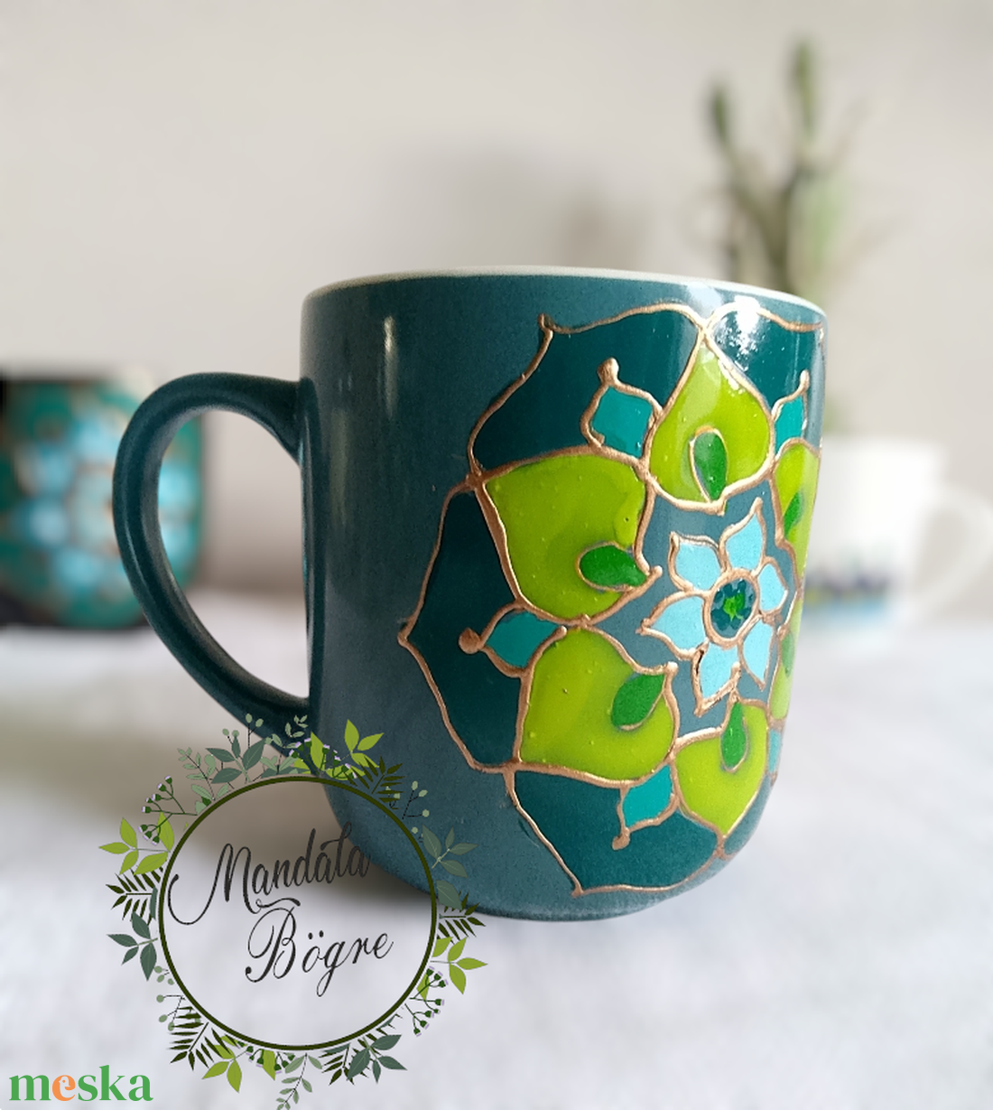 Egészség Mandala bögre 2 , MÉREGzöld bögre - otthon & életmód - konyhafelszerelés, tálalás - tálalás - bögre & csésze - Meska.hu Egészség Mandala bögre 2 , MÉREGzöld bögre - otthon & életmód - konyhafelszerelés, tálalás - tálalás - bögre & csésze - Meska.hu
