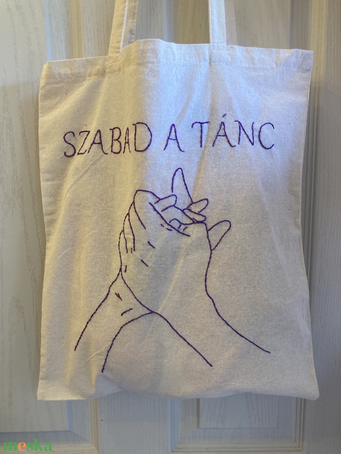 Vászon táska - táska & tok - kézitáska & válltáska - kézitáska - Meska.hu