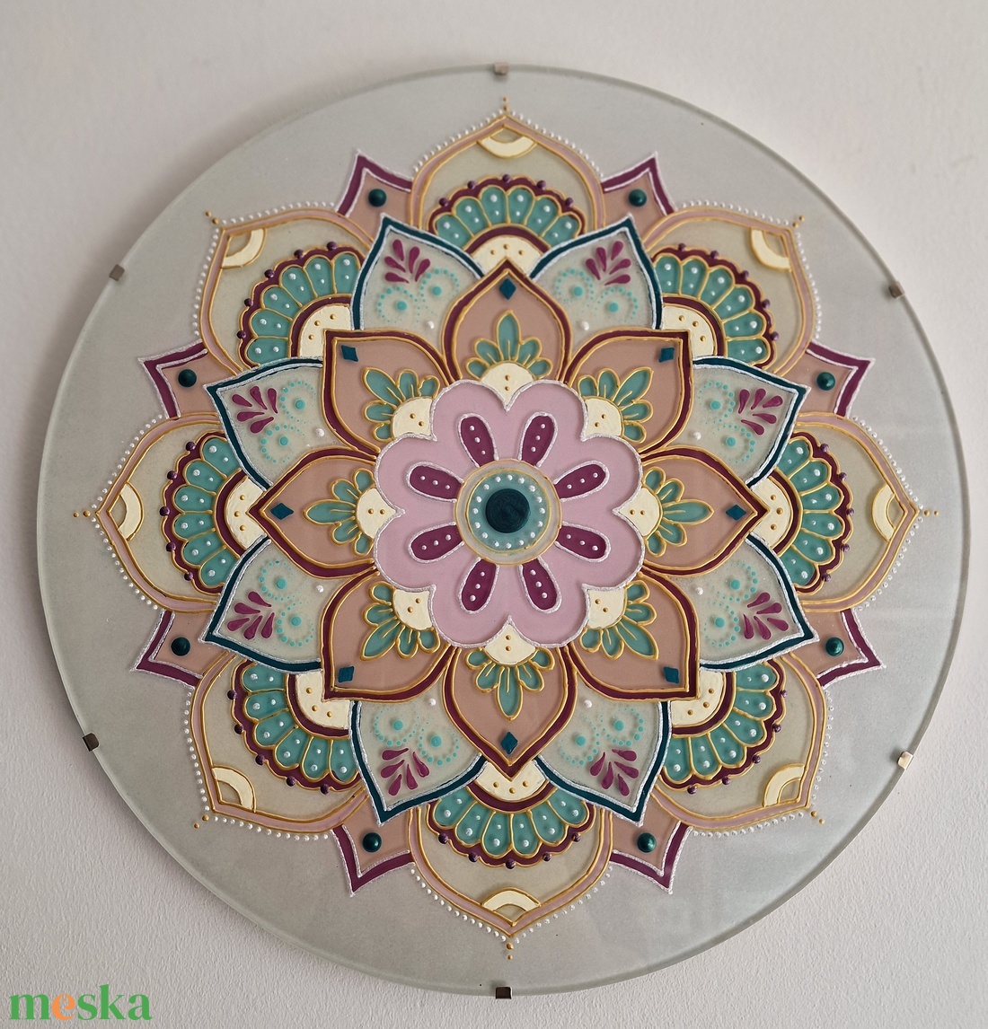 Ganésa virága mandala - otthon & életmód - dekoráció - spiritualitás - mandala - Meska.hu