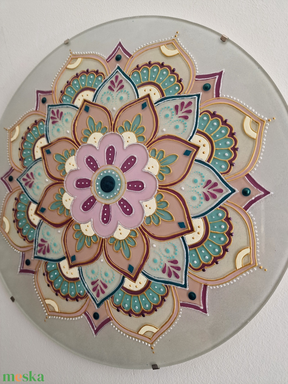 Ganésa virága mandala - otthon & életmód - dekoráció - spiritualitás - mandala - Meska.hu