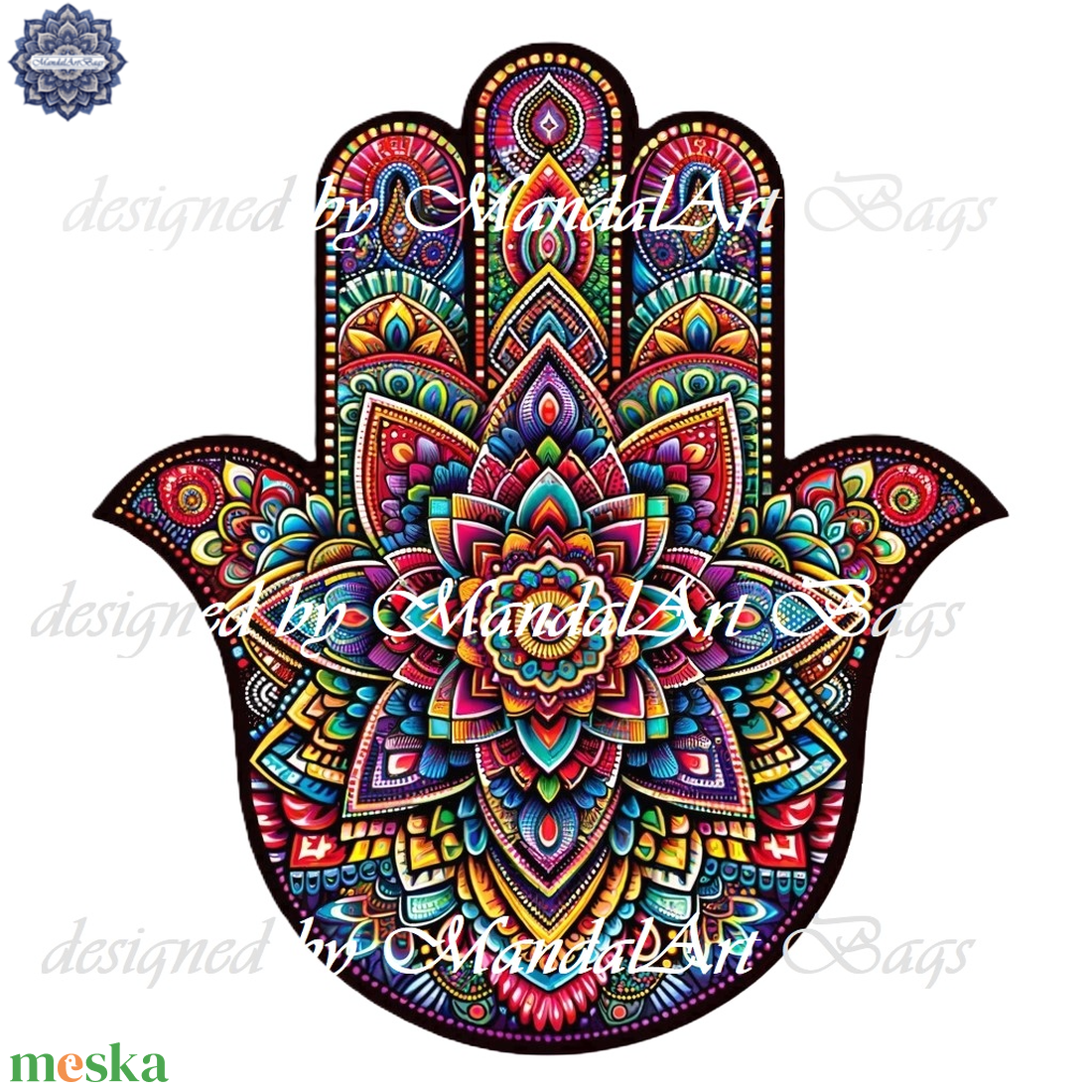 Fatima keze Mandala táska - táska & tok - bevásárlás & shopper táska - shopper, textiltáska, szatyor - Meska.hu Fatima keze Mandala táska - táska & tok - bevásárlás & shopper táska - shopper, textiltáska, szatyor - Meska.hu
