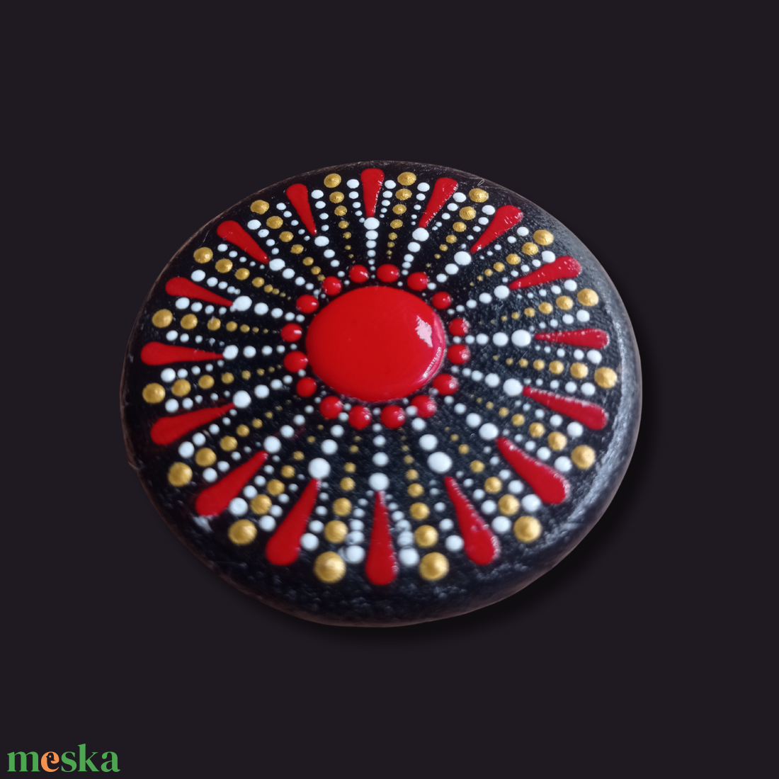 Mandala mintás hűtőmágnes  - otthon & életmód - dekoráció - spiritualitás - mandala - Meska.hu