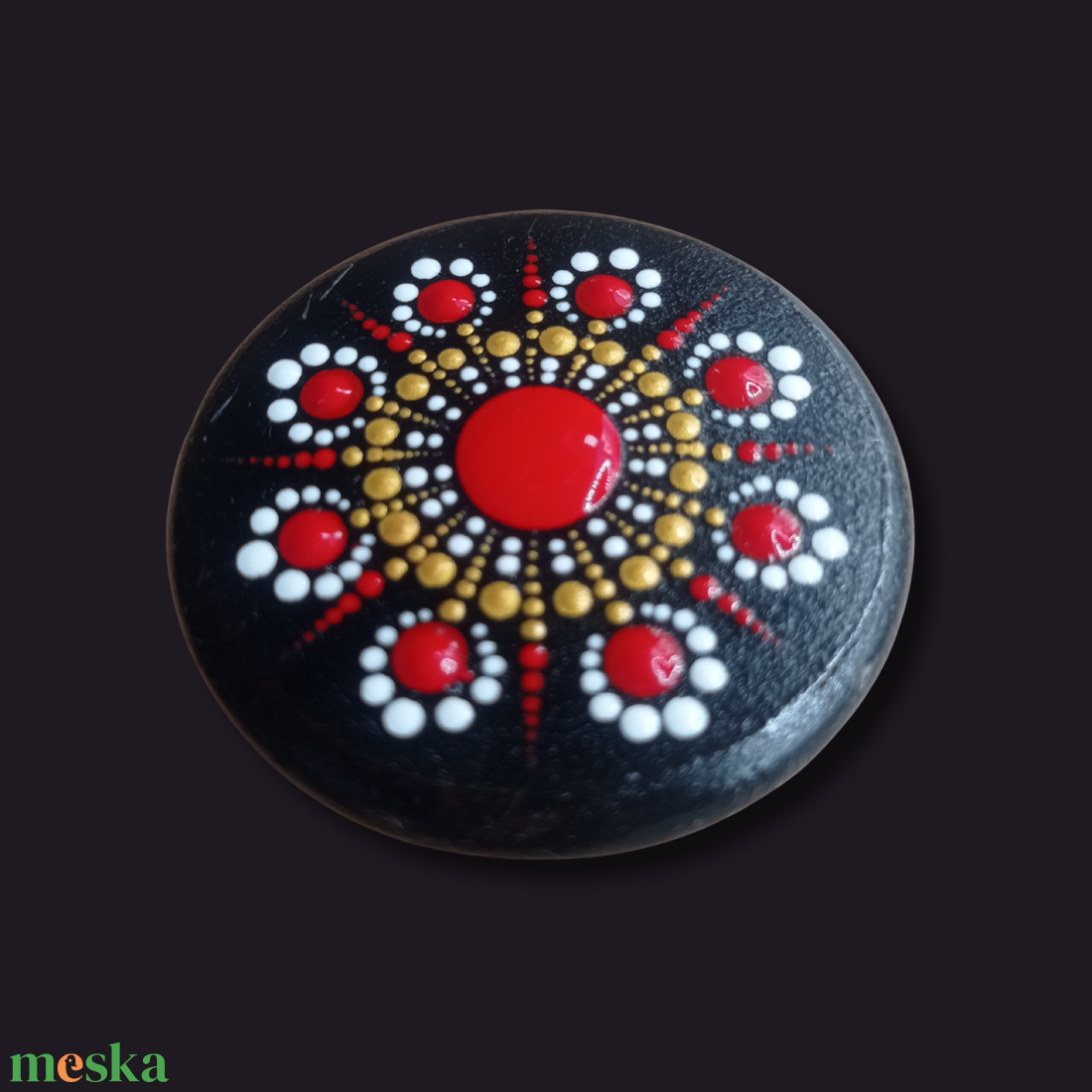 Mandala mintás hűtőmágnes  - otthon & életmód - dekoráció - spiritualitás - mandala - Meska.hu