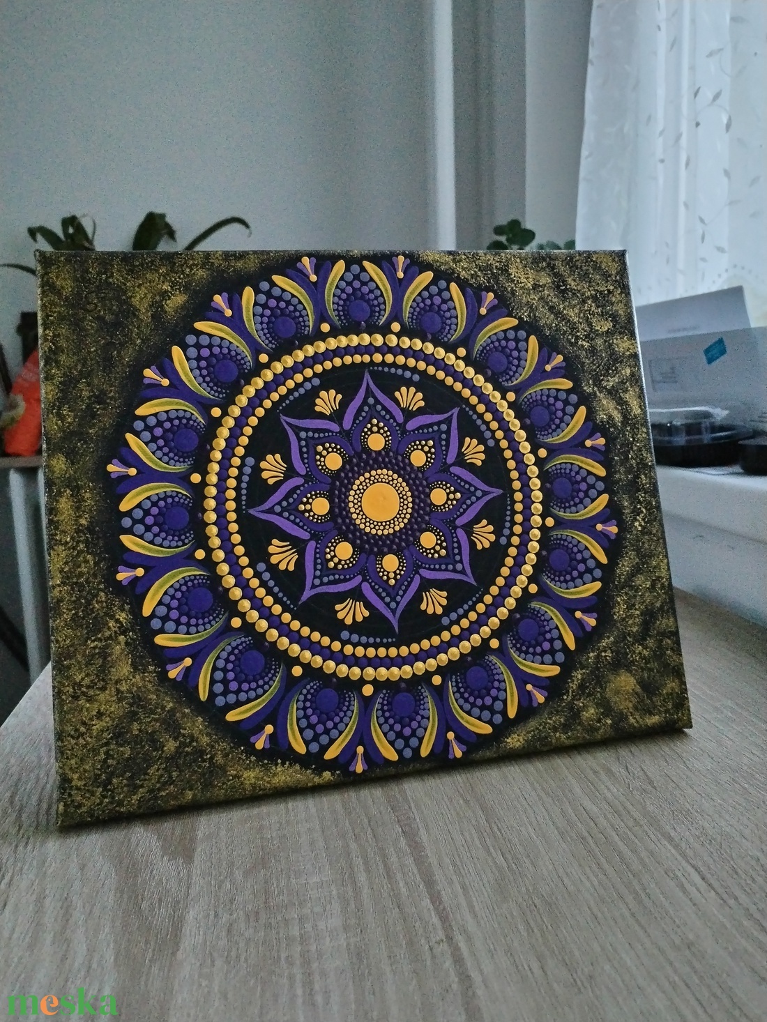 Mandala vászonkép 25x30 cm-es - otthon & életmód - dekoráció - fali és függő dekoráció - falra akasztható dekor - Meska.hu Mandala vászonkép 25x30 cm-es - otthon & életmód - dekoráció - fali és függő dekoráció - falra akasztható dekor - Meska.hu