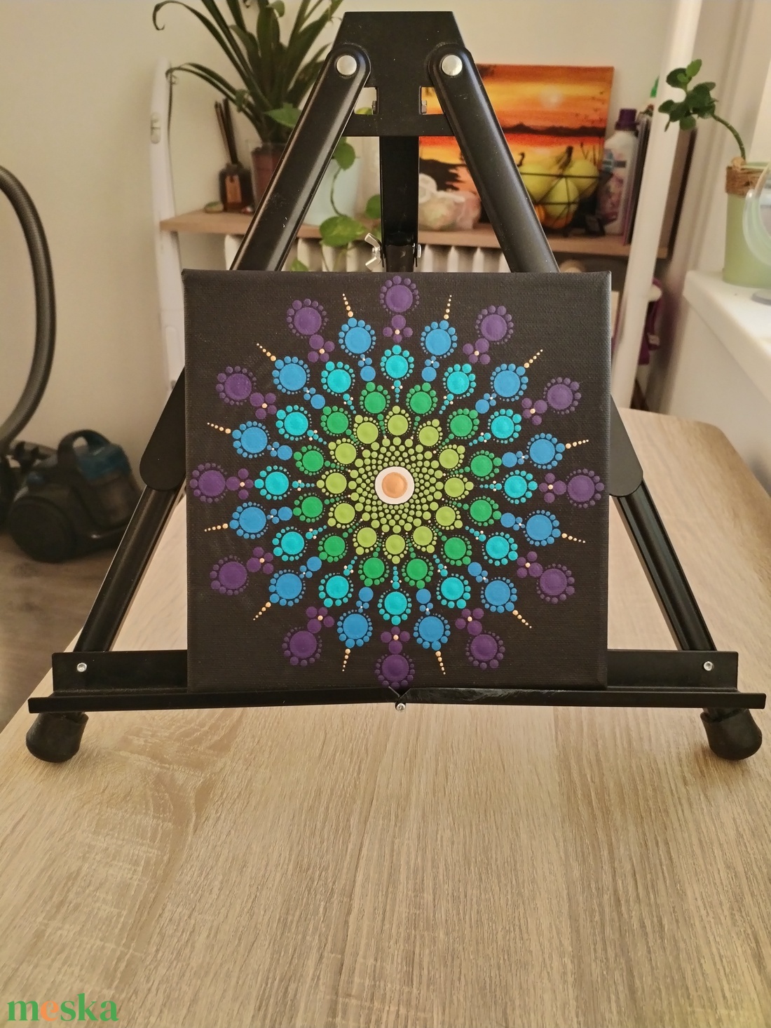Mandala kép - otthon & életmód - dekoráció - fali és függő dekoráció - falra akasztható dekor - Meska.hu