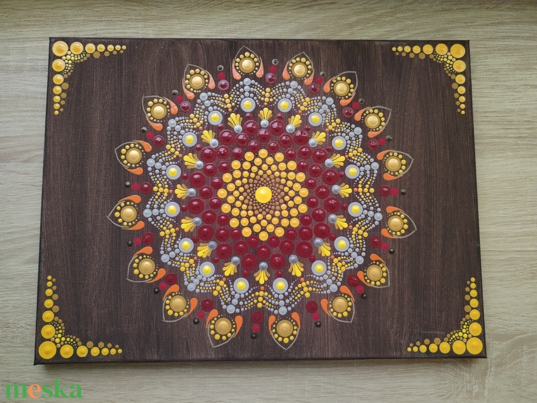 Mandala vászonkép - otthon & életmód - dekoráció - fali és függő dekoráció - falra akasztható dekor - Meska.hu Mandala vászonkép - otthon & életmód - dekoráció - fali és függő dekoráció - falra akasztható dekor - Meska.hu