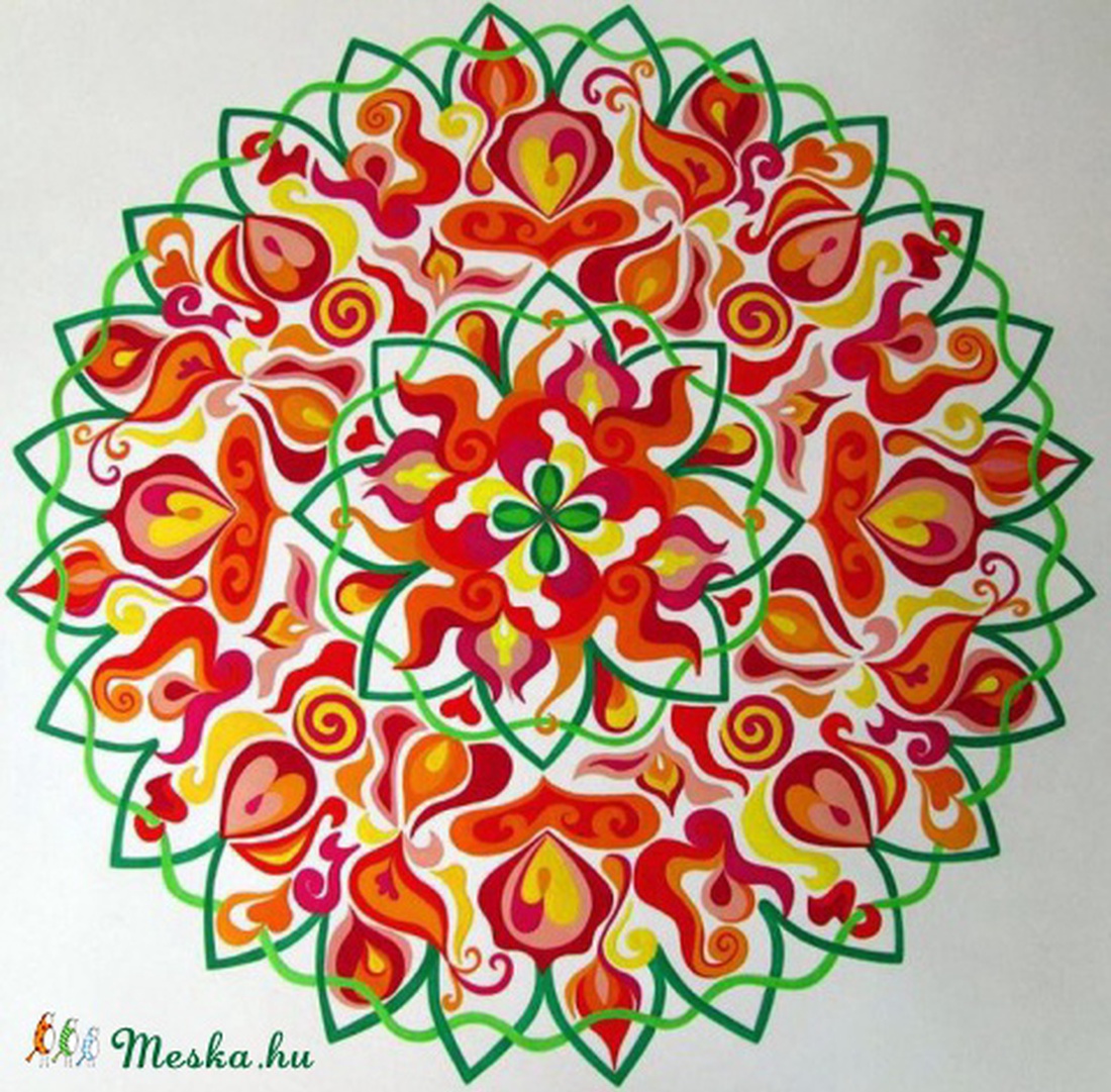 Összefonódás Mandala (keret nélkül is rendelhető) -  - Meska.hu