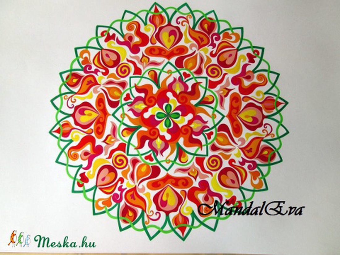 Összefonódás Mandala (keret nélkül is rendelhető) -  - Meska.hu
