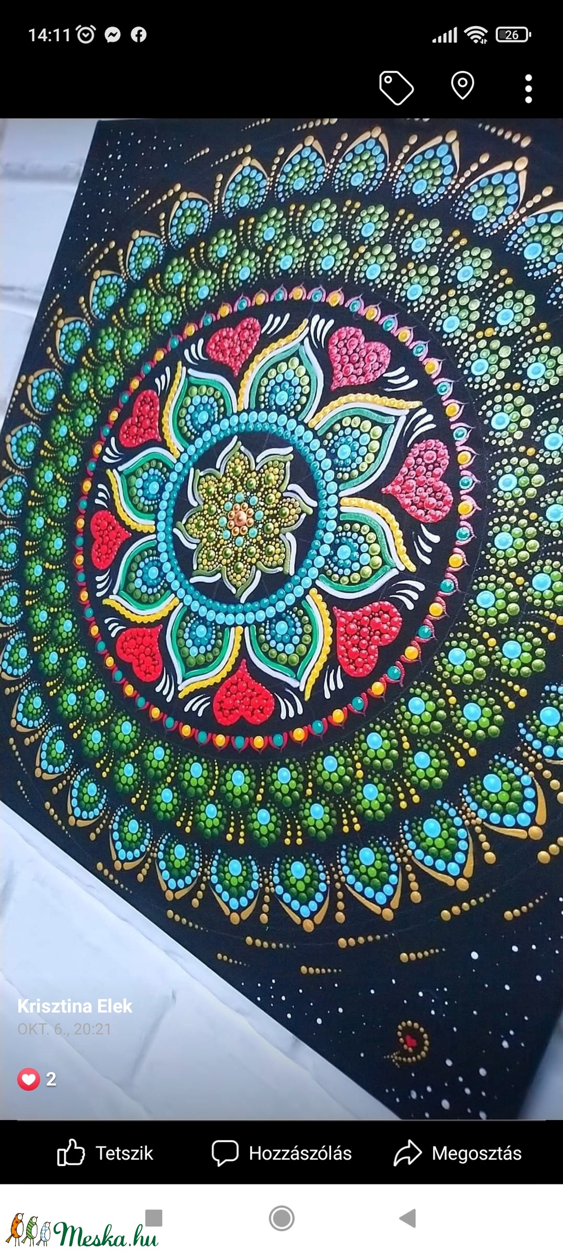 Mágikus mandala - otthon & életmód - dekoráció - Meska.hu Mágikus mandala - otthon & életmód - dekoráció - Meska.hu