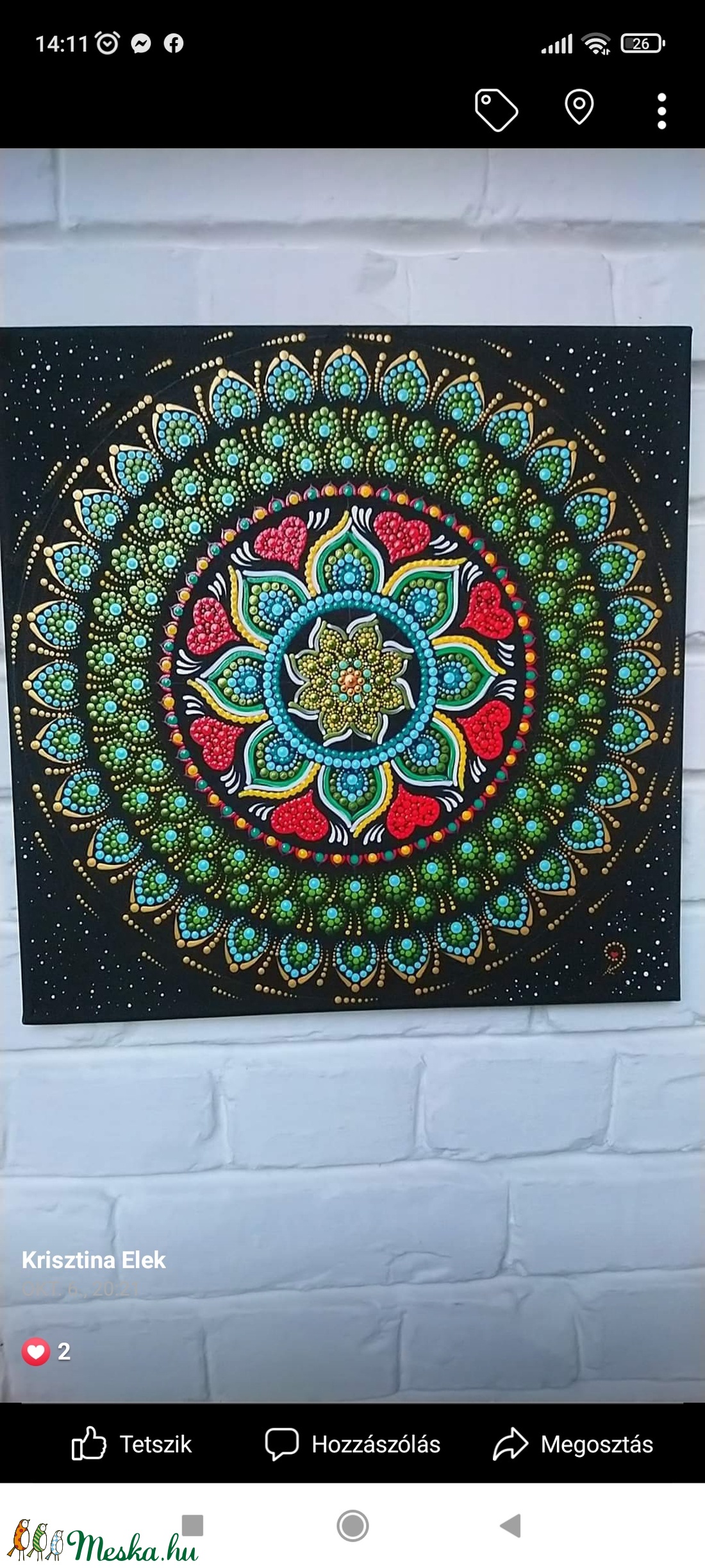 Mágikus mandala - otthon & életmód - dekoráció - Meska.hu Mágikus mandala - otthon & életmód - dekoráció - Meska.hu