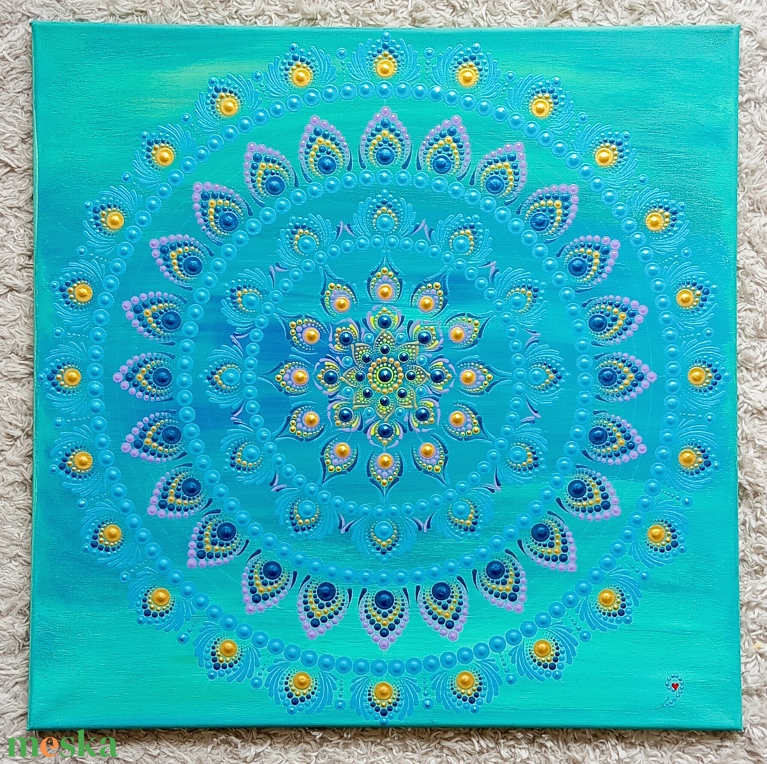 Türkíz pompa, Lélek Mandala - otthon & életmód - dekoráció - spiritualitás - mandala - Meska.hu Türkíz pompa, Lélek Mandala - otthon & életmód - dekoráció - spiritualitás - mandala - Meska.hu
