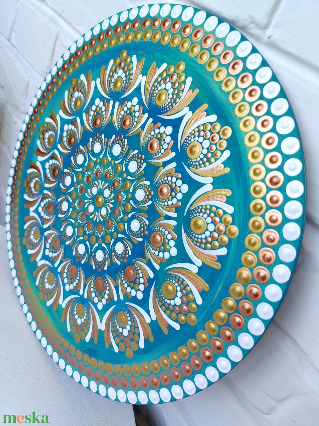 Mandala asztalka  - otthon & életmód - dekoráció - spiritualitás - mandala - Meska.hu