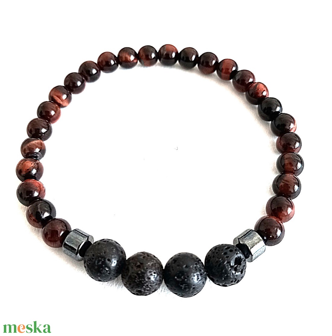 Ásvány karkötő - ékszer - karkötő - gyöngyös karkötő - Meska.hu