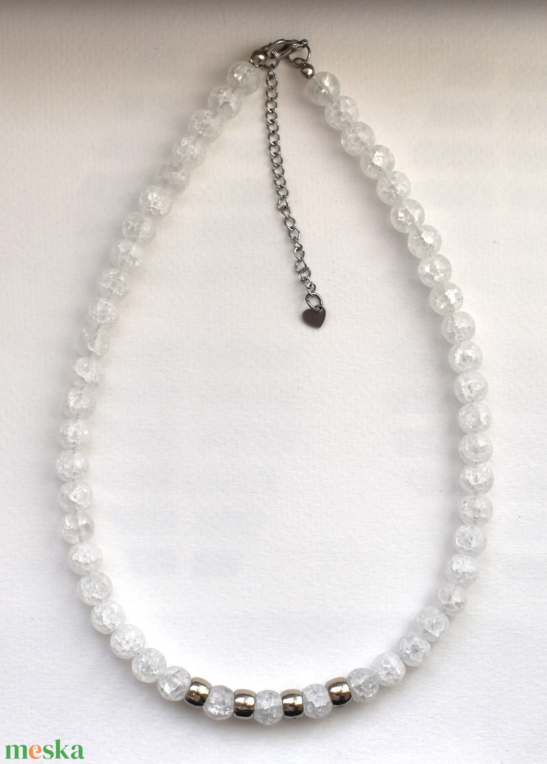 Hegyikristály nyaklánc - ékszer - nyaklánc - gyöngyös nyaklánc - Meska.hu