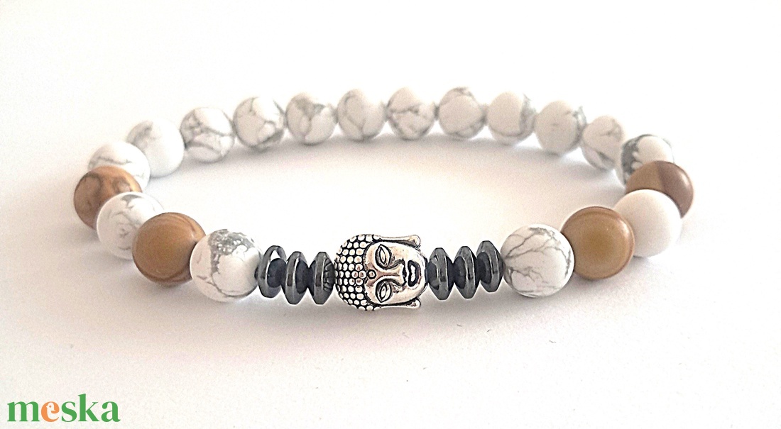 Buddha karkötő - ékszer - karkötő - ásványkarkötő - Meska.hu