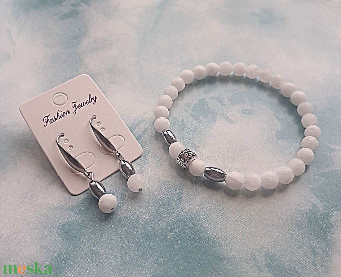 Festett jáde karkötő - ékszer - karkötő - ásványkarkötő - Meska.hu