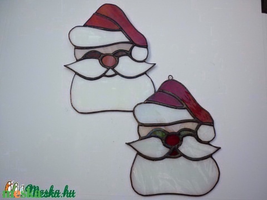 Télapó - karácsony - adventi díszek - adventi ajtódísz - Meska.hu