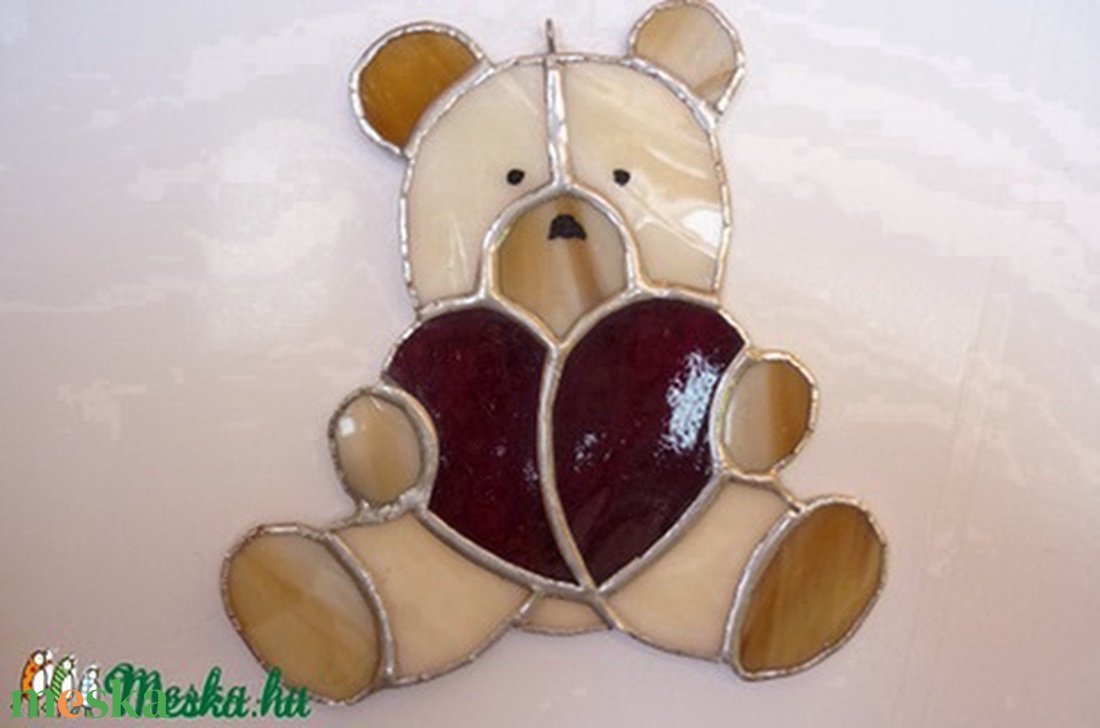 Szivecskés maci -  - Meska.hu