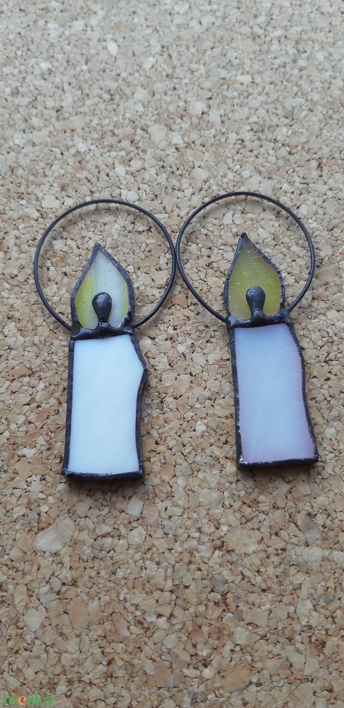 Gyertyácskák - karácsony - karácsonyi lakásdekoráció - karácsonyfadíszek - Meska.hu