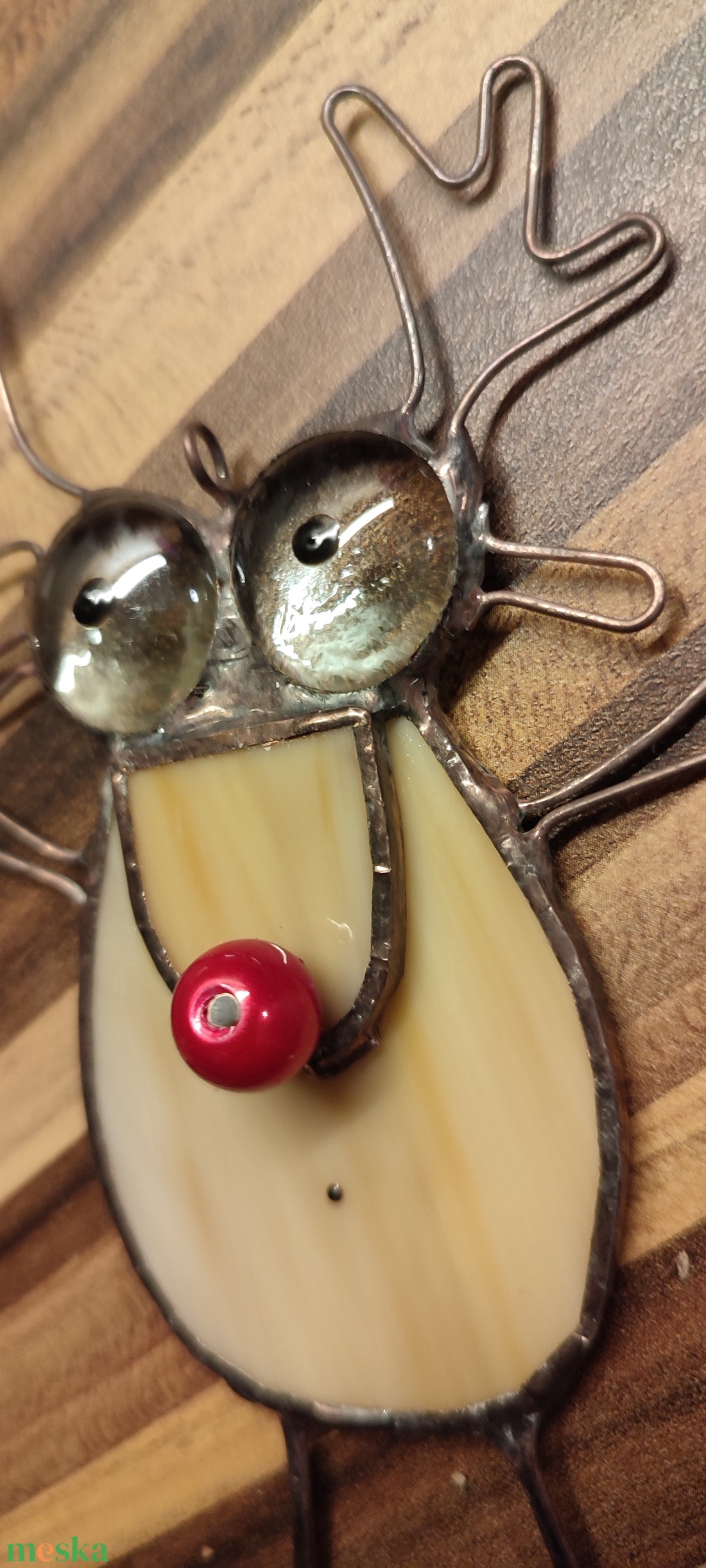 Rudi1  szarvas - karácsony - karácsonyi lakásdekoráció - karácsonyi ajtódíszek - Meska.hu