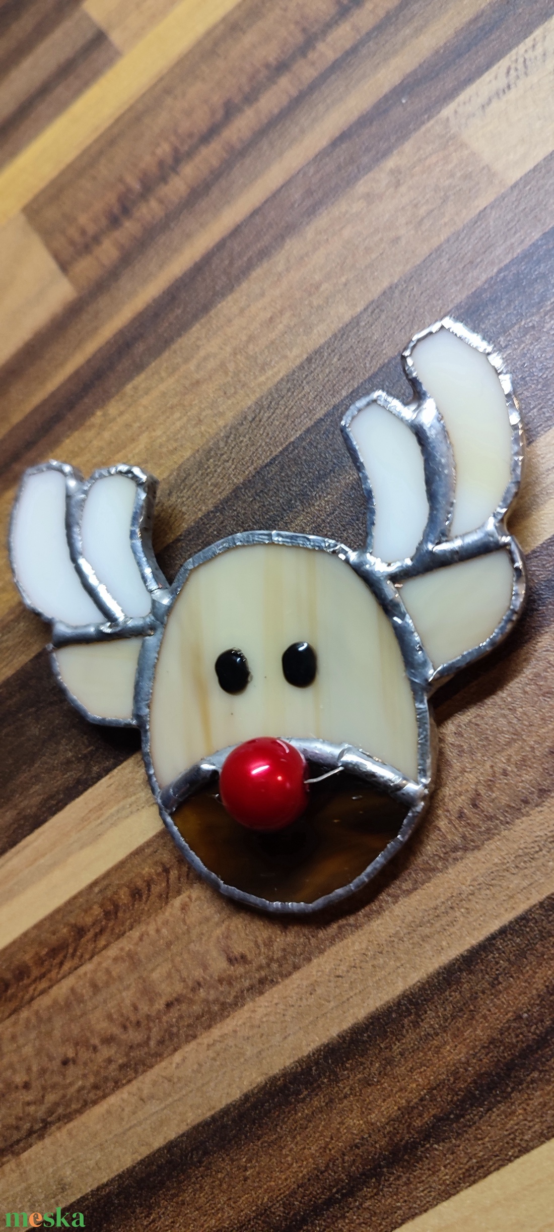 Rudolf  szarvas - karácsony - karácsonyi lakásdekoráció - karácsonyi ajtódíszek - Meska.hu