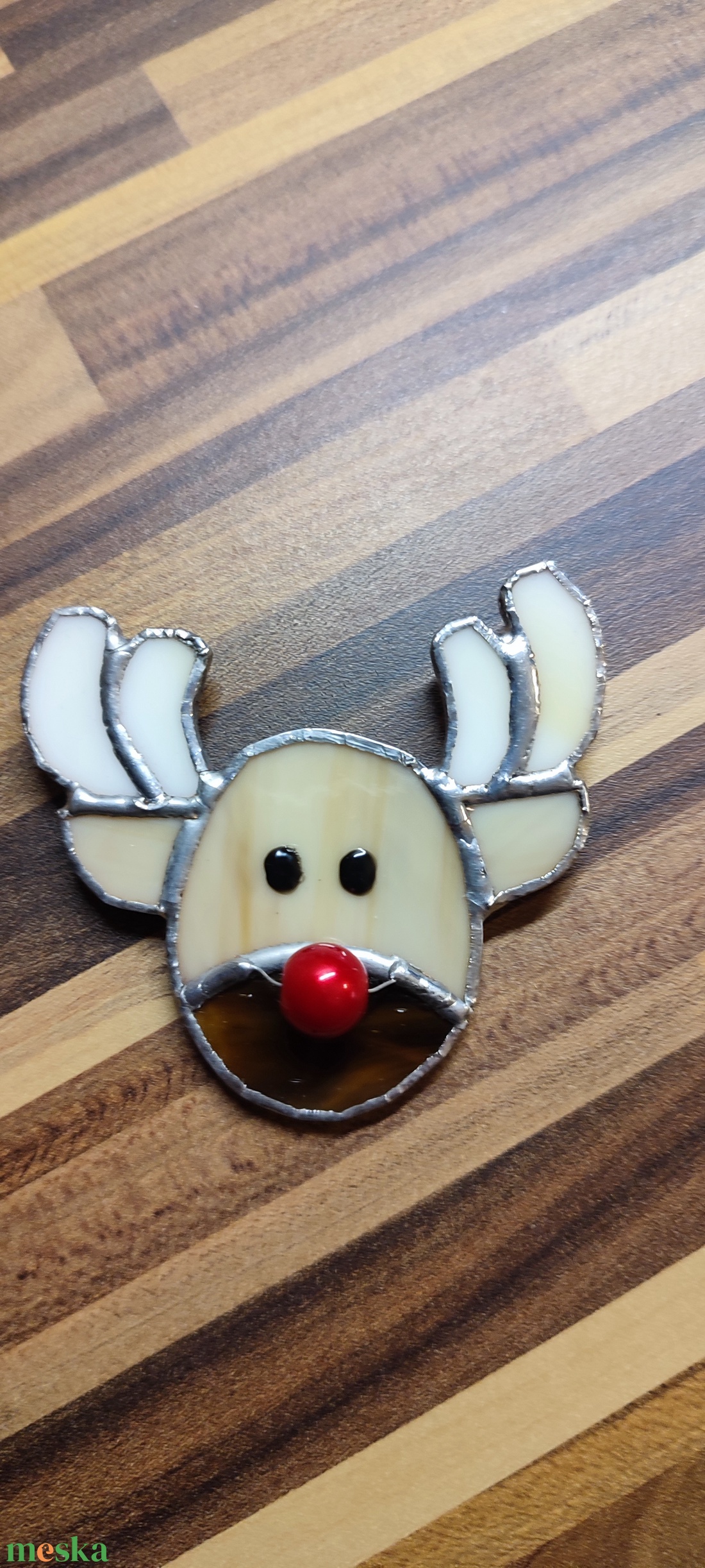 Rudolf  szarvas - karácsony - karácsonyi lakásdekoráció - karácsonyi ajtódíszek - Meska.hu