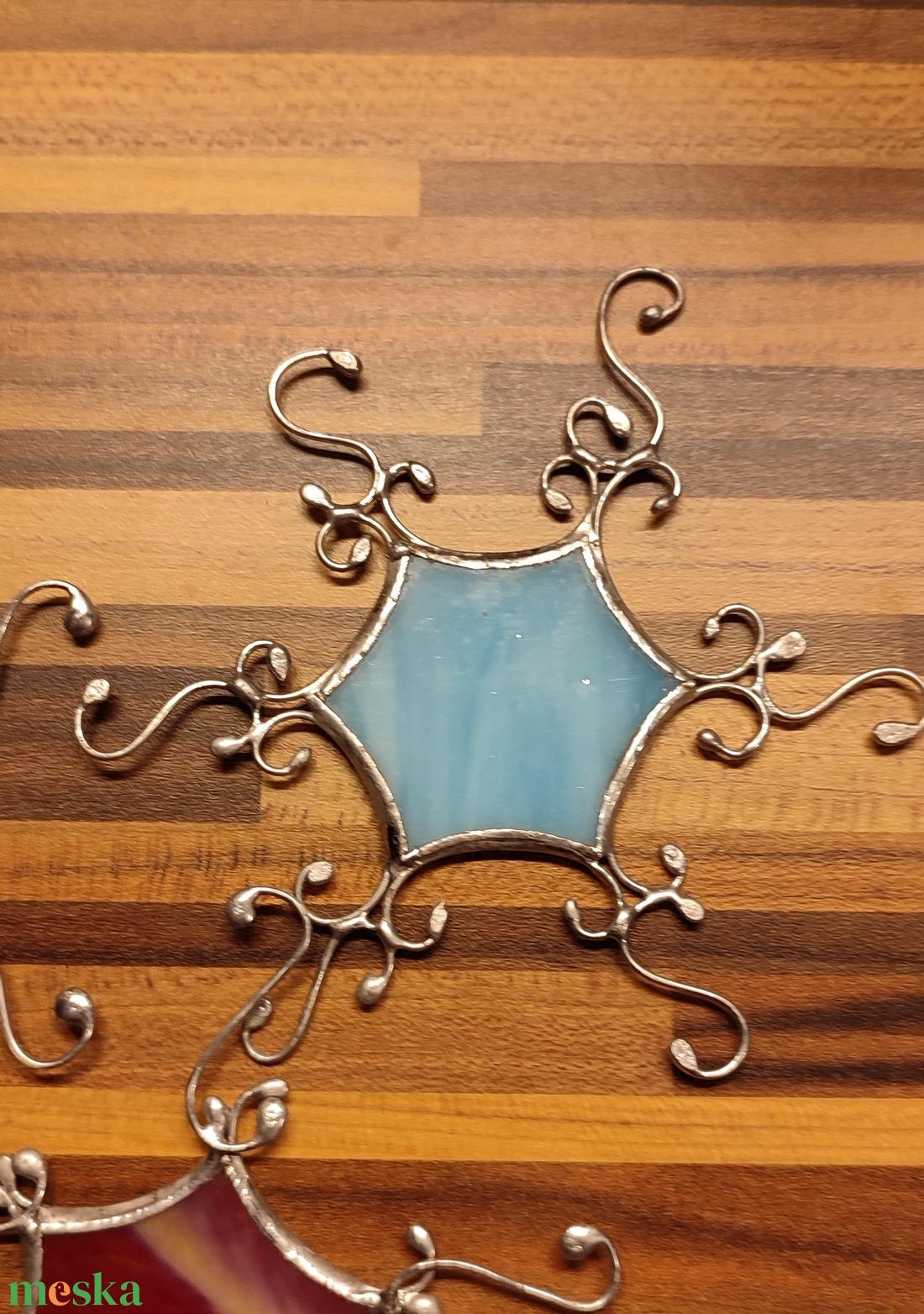 Fehér csillag - karácsony - adventi díszek - adventi ablakdekoráció - Meska.hu