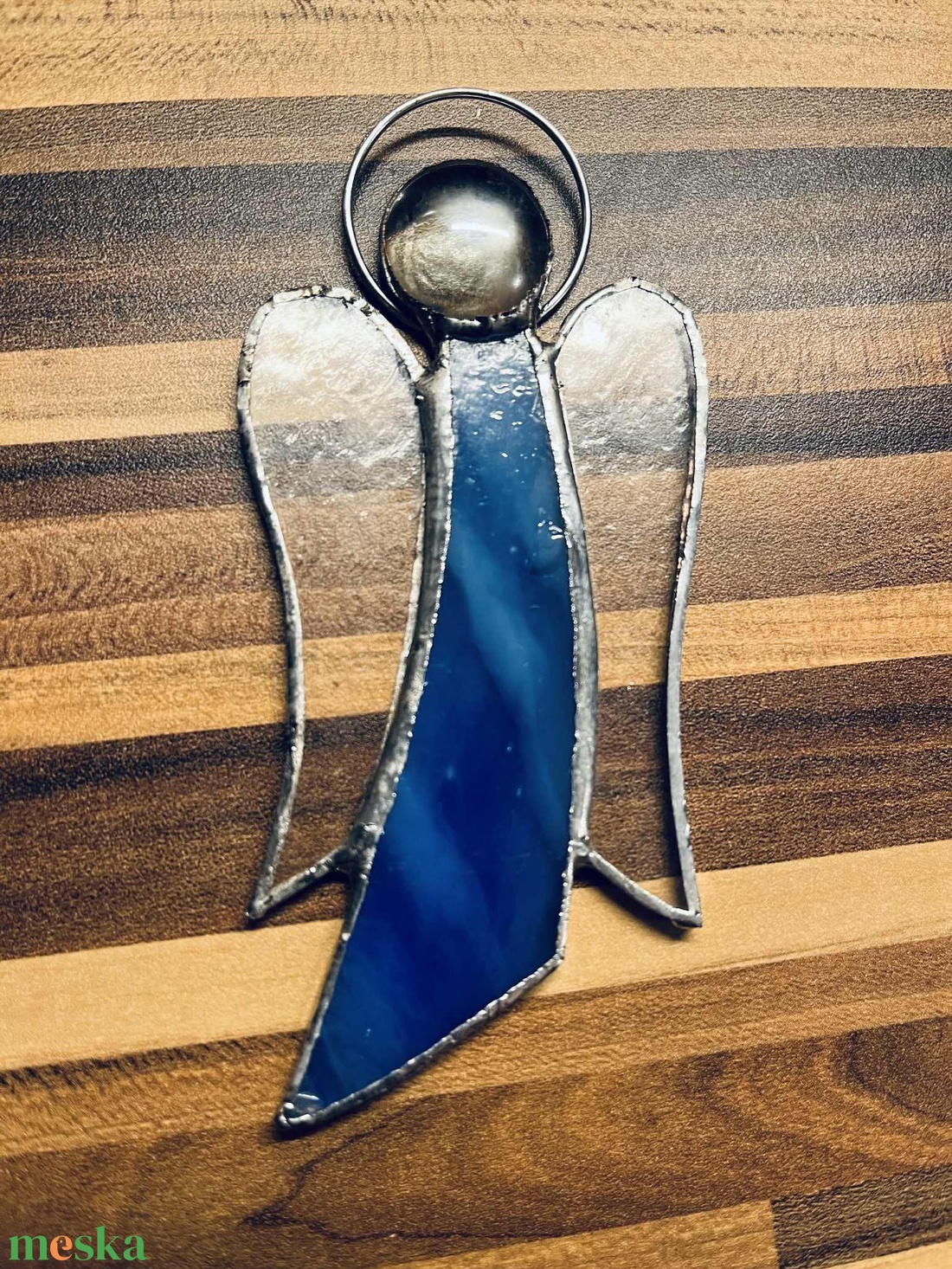 Kék  angyal  - otthon & életmód - dekoráció - ajtó- és ablak dekoráció - ablakdísz - Meska.hu