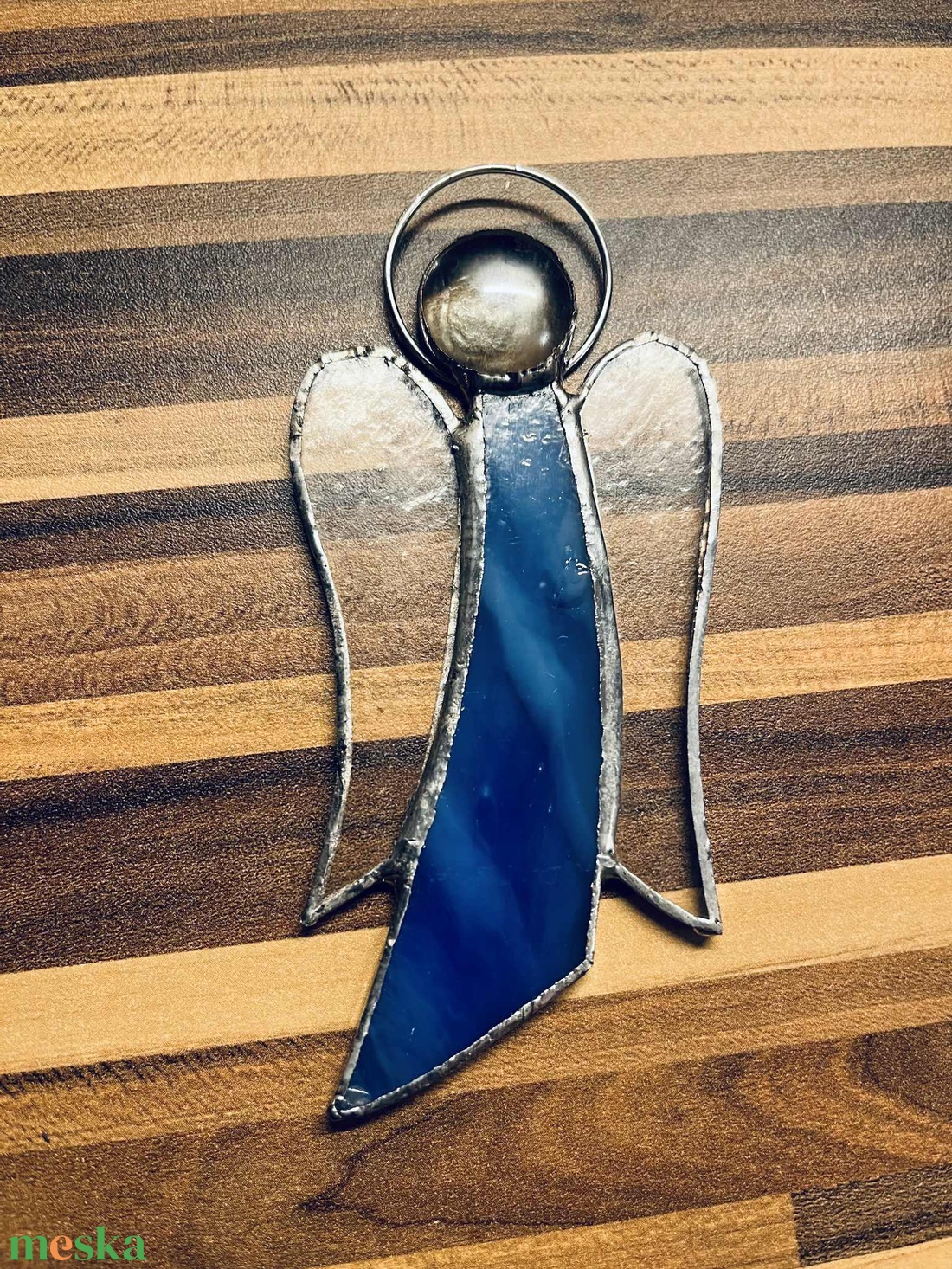 Kék  angyal  - otthon & életmód - dekoráció - ajtó- és ablak dekoráció - ablakdísz - Meska.hu