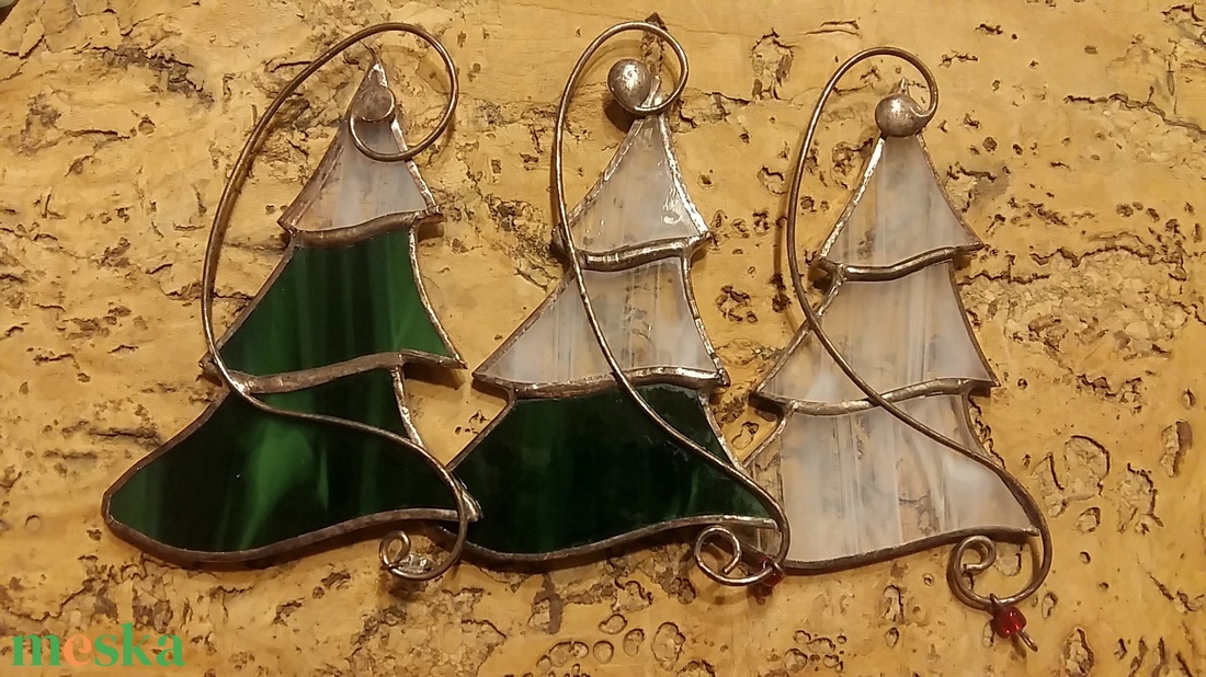 Fenyő - karácsony - adventi díszek - adventi ablakdekoráció - Meska.hu