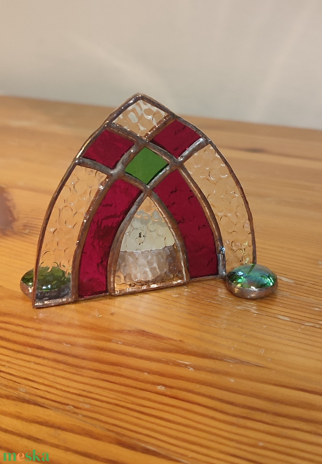 Karácsonyi mécsestartó 2. - karácsony - karácsonyi lakásdekoráció - karácsonyi illatgyertya, mécses - Meska.hu