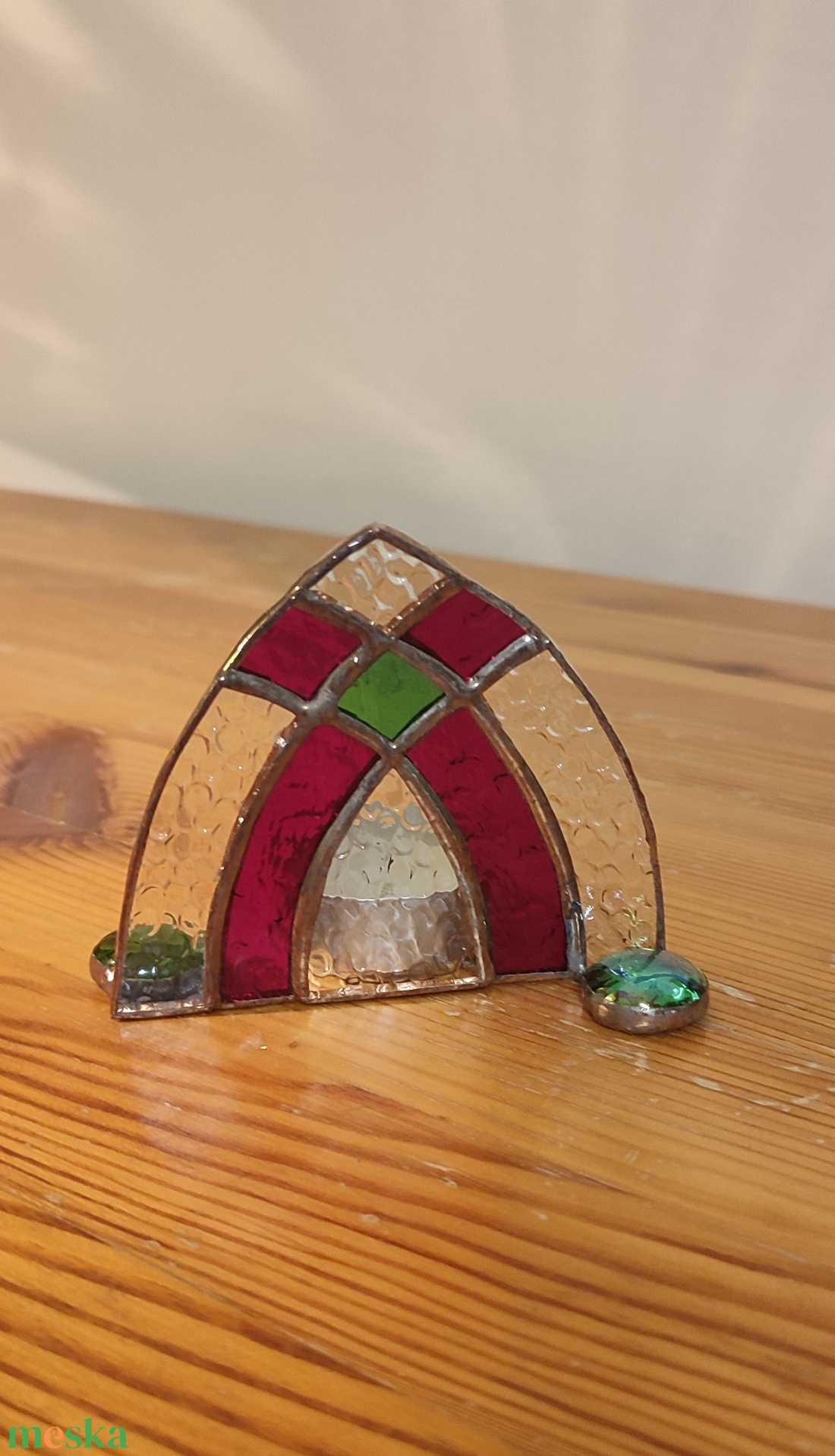 Karácsonyi mécsestartó 2. - karácsony - karácsonyi lakásdekoráció - karácsonyi illatgyertya, mécses - Meska.hu