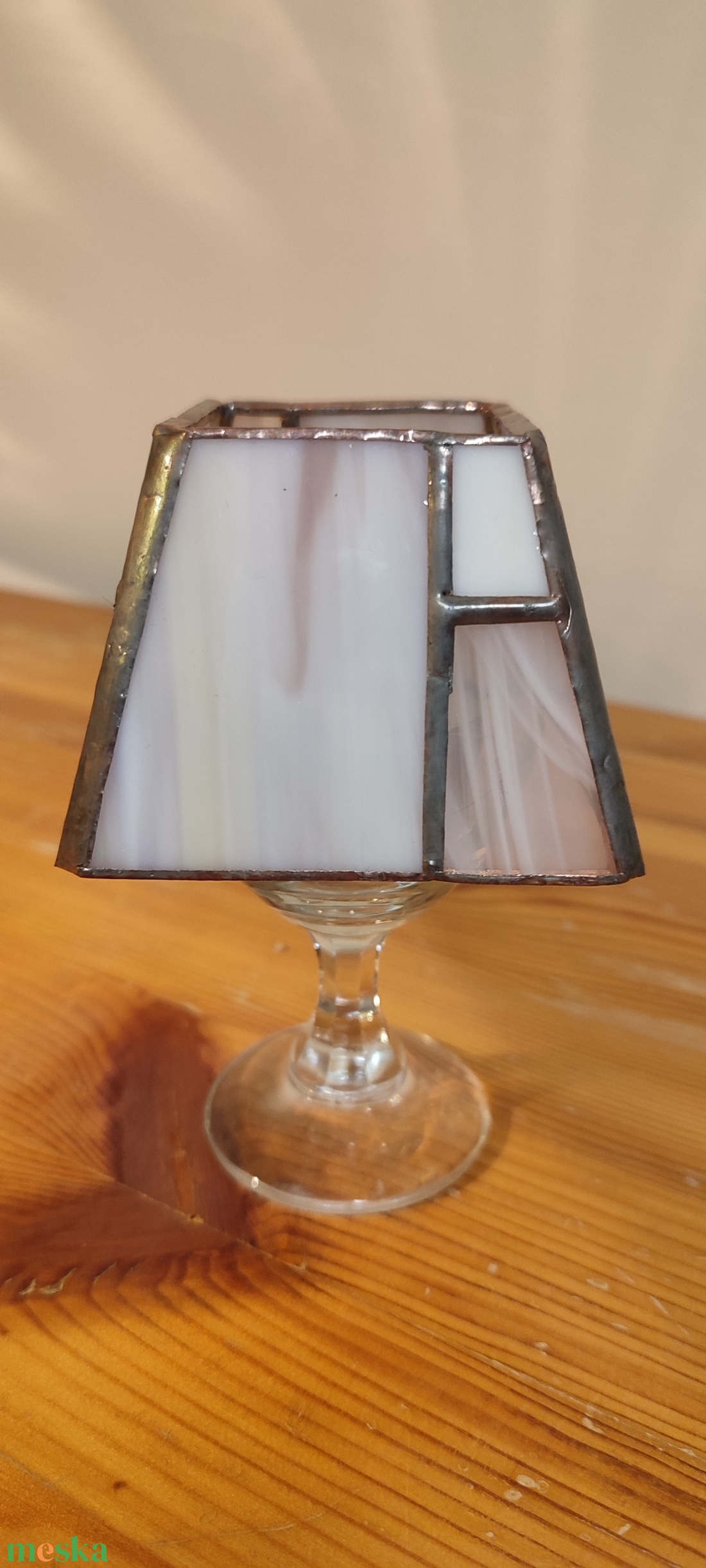 Üvegpohár mécsestartó - otthon & életmód - gyertya, illat, aroma - mécses és mécsestartó - Meska.hu