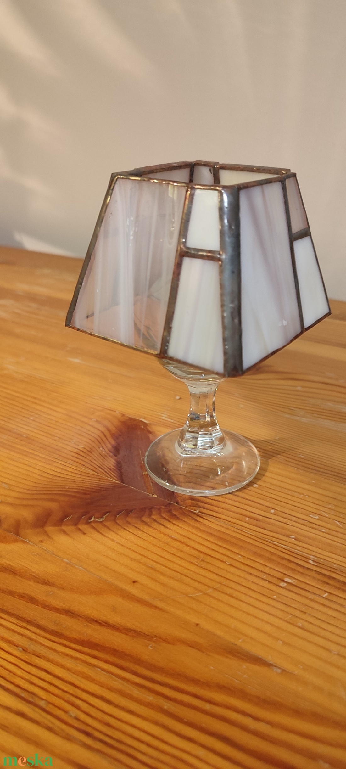 Üvegpohár mécsestartó - otthon & életmód - gyertya, illat, aroma - mécses és mécsestartó - Meska.hu