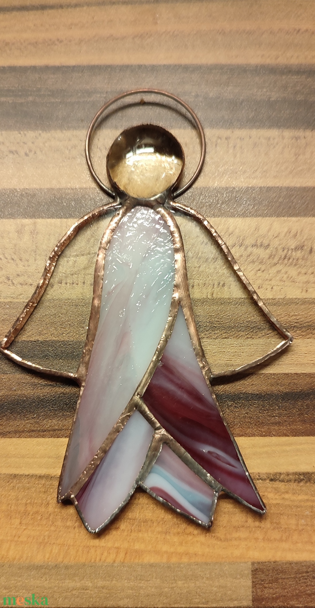 Angyalka I. - karácsony - karácsonyi lakásdekoráció - karácsonyi ablakdíszek, ablakmatricák - Meska.hu