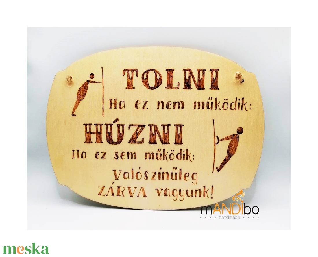 Vicces boltajtóra való pirogravírozott képecske - otthon & életmód - dekoráció - kép & falikép - táblakép - Meska.hu Vicces boltajtóra való pirogravírozott képecske - otthon & életmód - dekoráció - kép & falikép - táblakép - Meska.hu