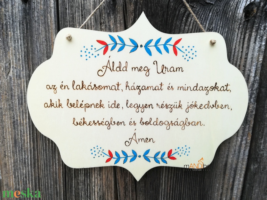 Házi áldás mintás kopogtató - pirogravírozott képecske - otthon & életmód - dekoráció - ajtó- és ablak dekoráció - ajtótábla - Meska.hu Házi áldás mintás kopogtató - pirogravírozott képecske - otthon & életmód - dekoráció - ajtó- és ablak dekoráció - ajtótábla - Meska.hu