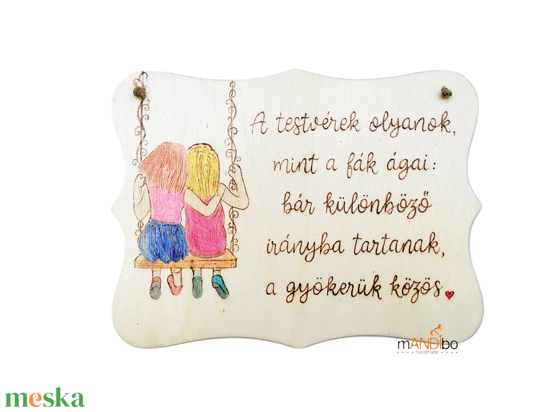 Testvéreknek készült személyreszabható pirogravírozott képecske - otthon & életmód - dekoráció - kép & falikép - táblakép - Meska.hu Testvéreknek készült személyreszabható pirogravírozott képecske - otthon & életmód - dekoráció - kép & falikép - táblakép - Meska.hu