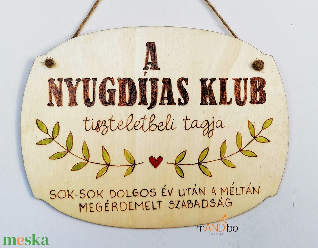 Nyugdíjasoknak készült pirogravírozott képecske - otthon & életmód - dekoráció - kép & falikép - táblakép - Meska.hu Nyugdíjasoknak készült pirogravírozott képecske - otthon & életmód - dekoráció - kép & falikép - táblakép - Meska.hu