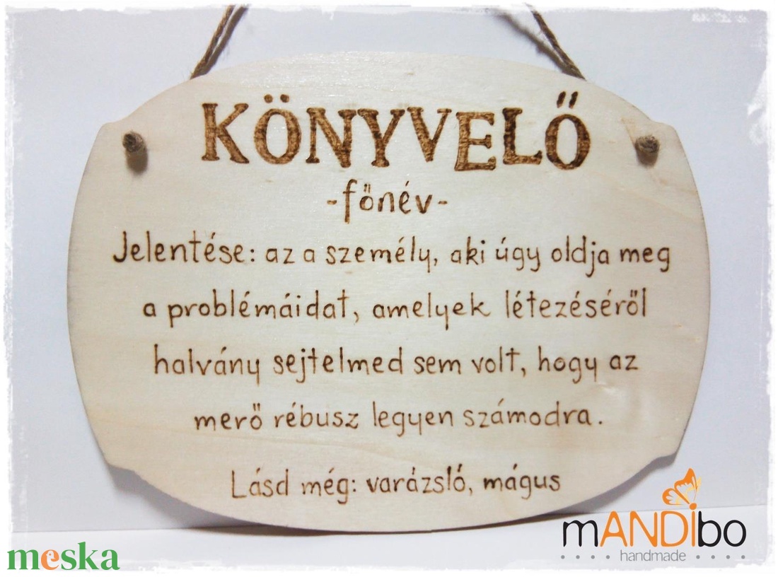 Könyvelőnek készült pirogravírozott képecske - otthon & életmód - dekoráció - kép & falikép - táblakép - Meska.hu