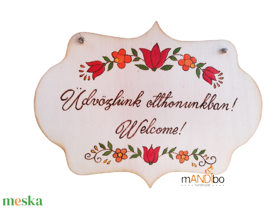 Üdvözlünk otthonunkban -Welcome virágmintás kopogtató - pirogravírozott képecske - otthon & életmód - dekoráció - ajtó- és ablak dekoráció - ajtótábla - Meska.hu Üdvözlünk otthonunkban -Welcome virágmintás kopogtató - pirogravírozott képecske - otthon & életmód - dekoráció - ajtó- és ablak dekoráció - ajtótábla - Meska.hu