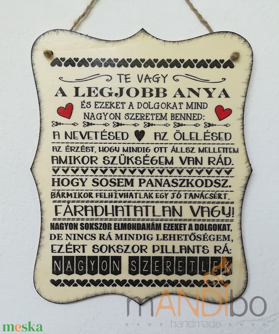 Anyák napjára készült kép - otthon & életmód - dekoráció - kép & falikép - táblakép - Meska.hu