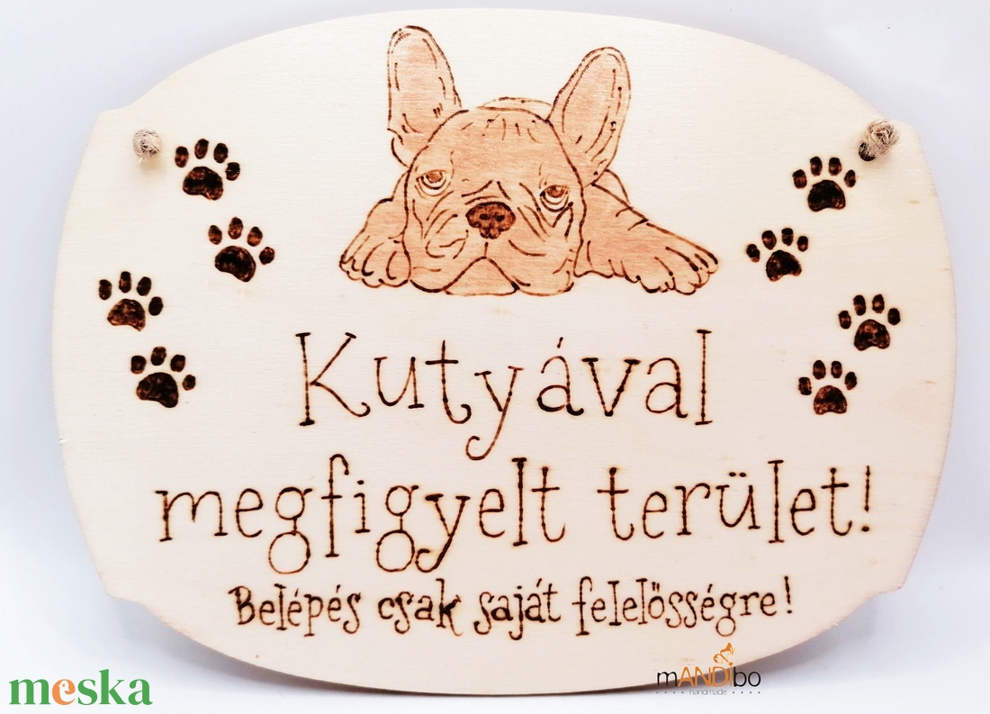 Kutyával megfigyelt terület - kopogtató - pirogravírozott képecske - otthon & életmód - dekoráció - ajtó- és ablak dekoráció - ajtótábla - Meska.hu Kutyával megfigyelt terület - kopogtató - pirogravírozott képecske - otthon & életmód - dekoráció - ajtó- és ablak dekoráció - ajtótábla - Meska.hu