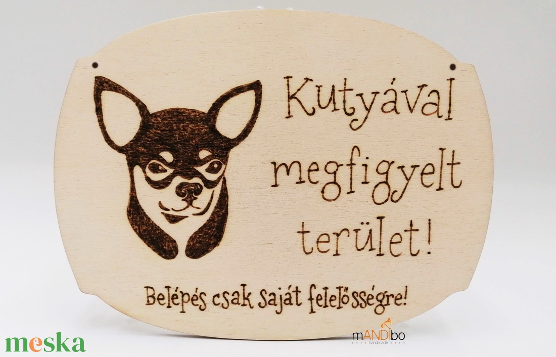 Kutyával megfigyelt terület - kopogtató - pirogravírozott képecske - otthon & életmód - dekoráció - ajtó- és ablak dekoráció - ajtótábla - Meska.hu Kutyával megfigyelt terület - kopogtató - pirogravírozott képecske - otthon & életmód - dekoráció - ajtó- és ablak dekoráció - ajtótábla - Meska.hu