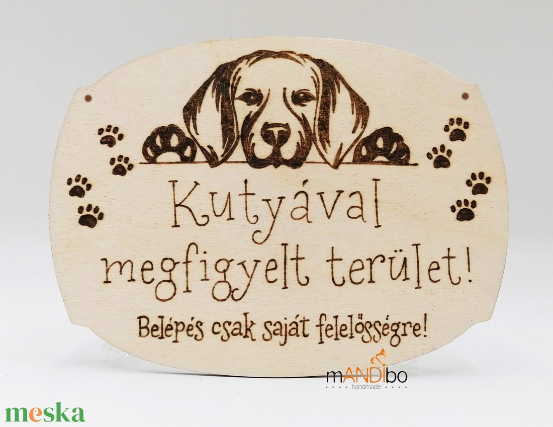 Kutyával megfigyelt terület - kopogtató - pirogravírozott képecske - otthon & életmód - dekoráció - ajtó- és ablak dekoráció - ajtótábla - Meska.hu Kutyával megfigyelt terület - kopogtató - pirogravírozott képecske - otthon & életmód - dekoráció - ajtó- és ablak dekoráció - ajtótábla - Meska.hu
