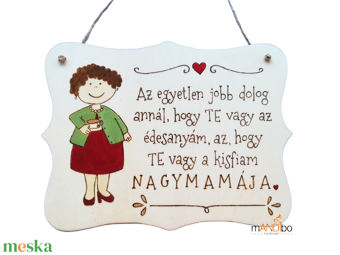 Nagymamának készült személyre szabható pirogravírozott képecske - otthon & életmód - dekoráció - kép & falikép - táblakép - Meska.hu Nagymamának készült személyre szabható pirogravírozott képecske - otthon & életmód - dekoráció - kép & falikép - táblakép - Meska.hu